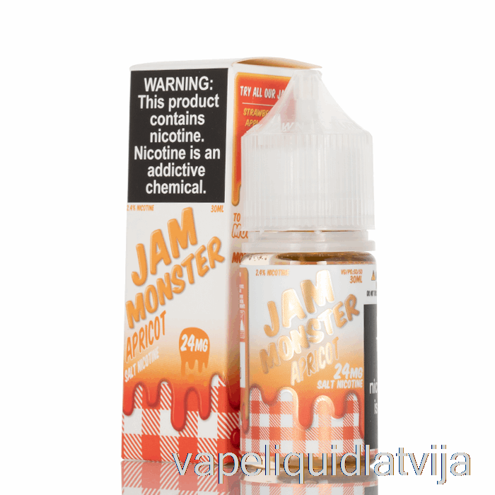 Aprikožu - Ievārījuma Monstru Sāļi - 30ml 24mg Vape šķidrums